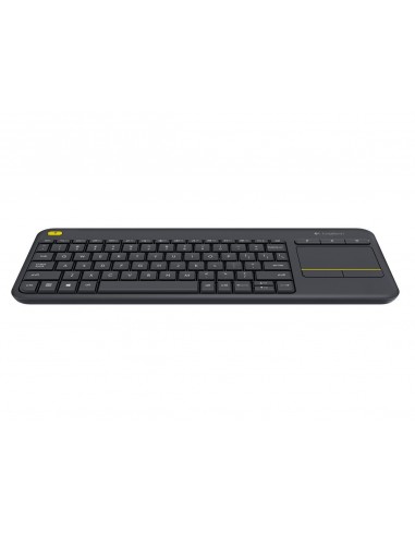 Logitech K400 Plus, tastatur mørk grå, Alt i ett. Nordisk layout